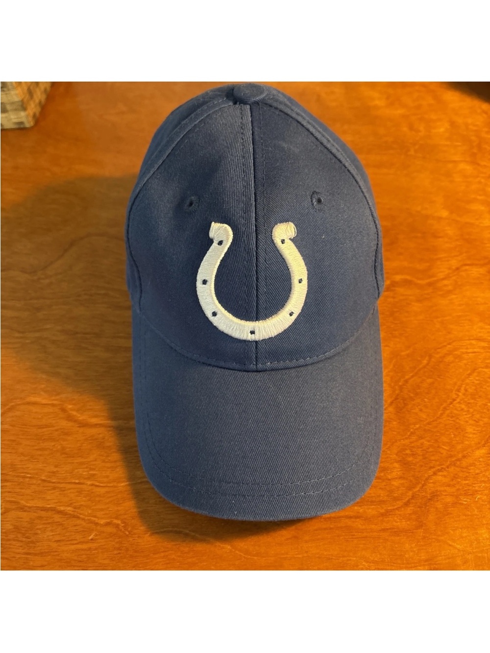 Reebok  Youth Navy Blue Baseball Cap with White Horseshoe Logo-Indianapolis Colt